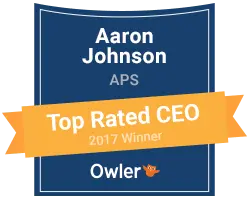 Aaron Johnson, APS - 2017 Owler Top Rated CEO