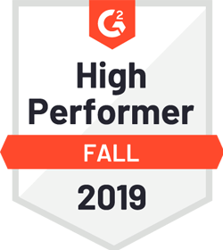 G2 High Performer Fall 2019